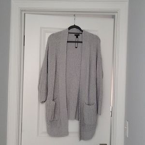 Express grey chenille sweater